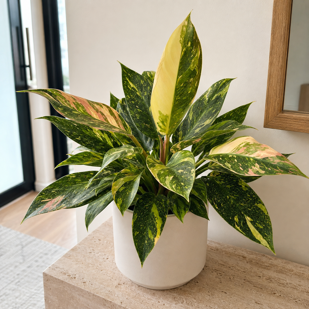 Philodendron Green Congo Variegata (Nuclear)